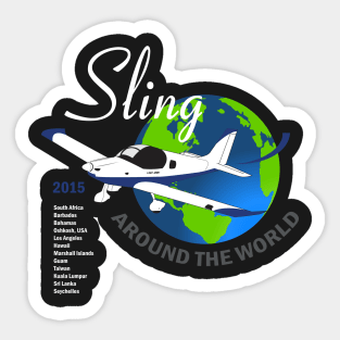 Sling Around The World 2015 Sticker